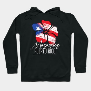 Mayagüez Puerto Rico Puerto Rican Pride Flag Amapola Hoodie